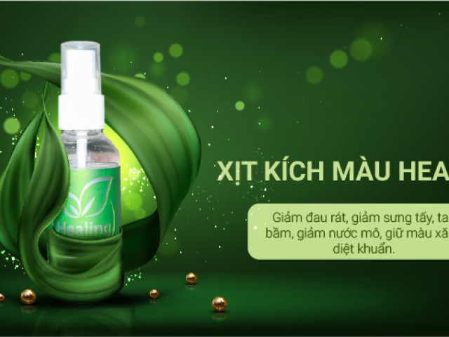 XỊT KHÓA MÀU HEALING 2023